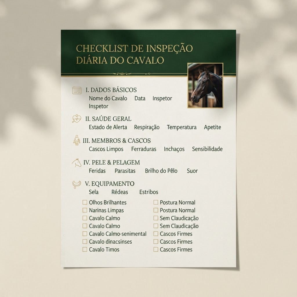 Checklist de inspeção